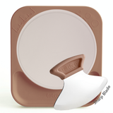 Totchop Parent set showing sharp knife, board, and silicone cutting insert.