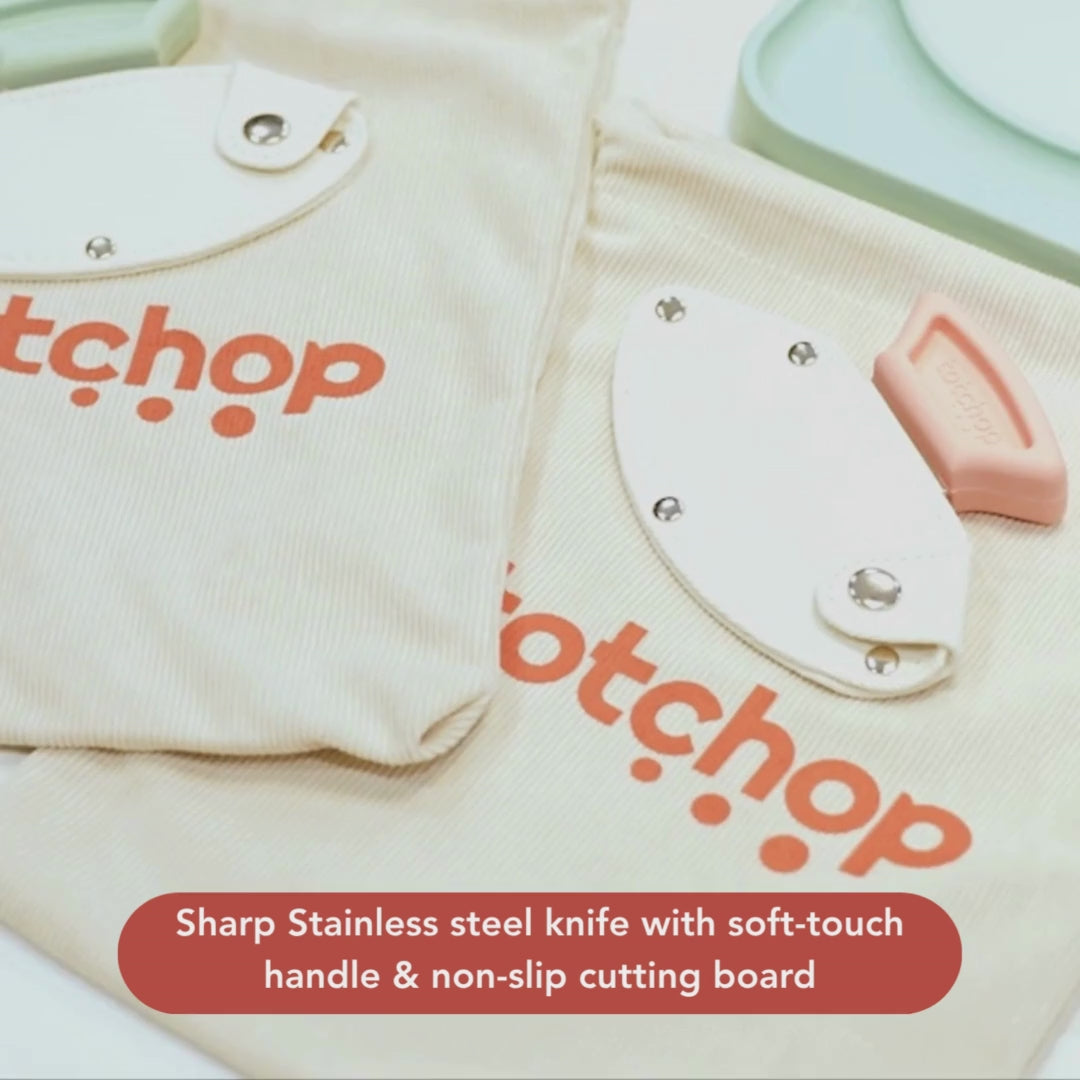 Totchop Sharp Knife & Board Set
